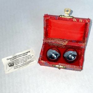 Authentic vtg therapeutic Baoding chime balls, de-stress, massage & strengthen